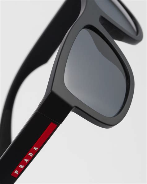 prada sonnenbrille 2019 linea rossa|Lens: Black Prada Linea Rossa Sunglasses .